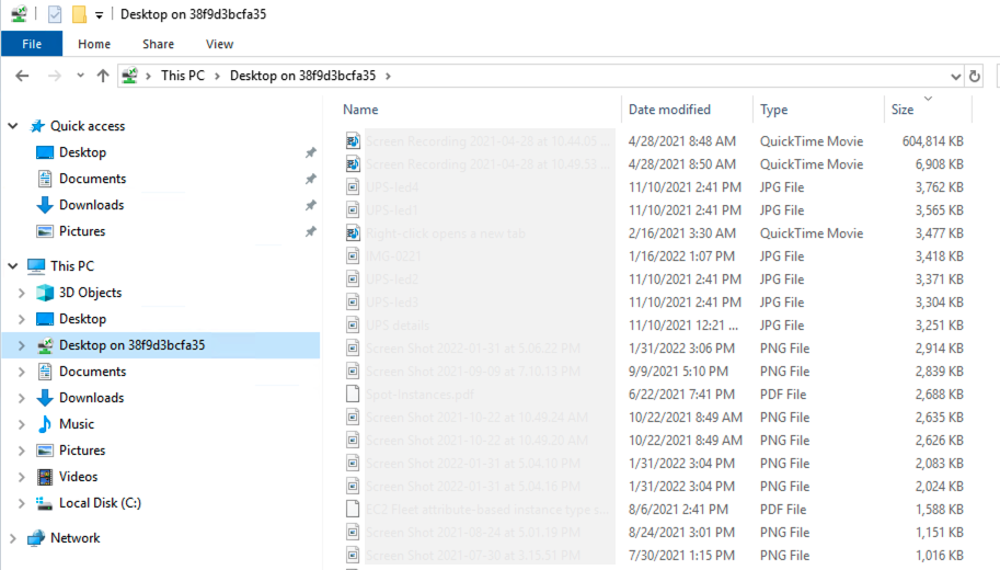 Microsoft Remote Desktop Edit PC window.