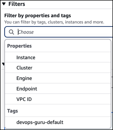 Filter by properties and tags