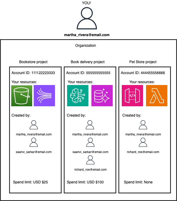 Structure of your organization and projects.