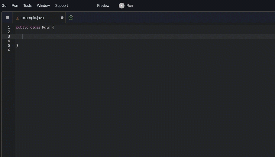 An example of a function generated from a comment.