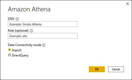 Enter your data connectivity information