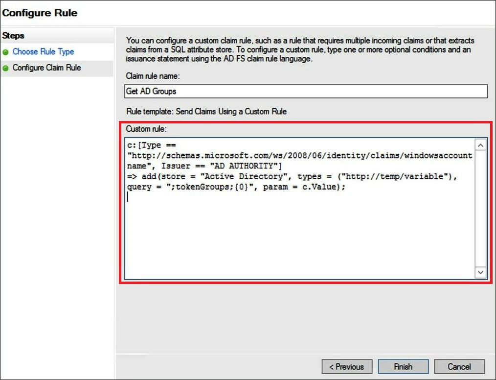 Create the third claim rule.