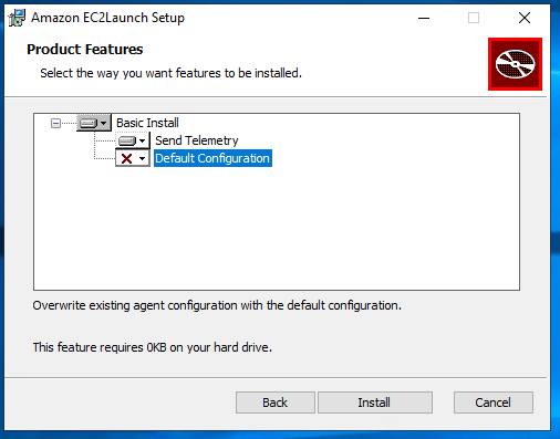 Upgrade-Konfiguration für EC2Launch v2.