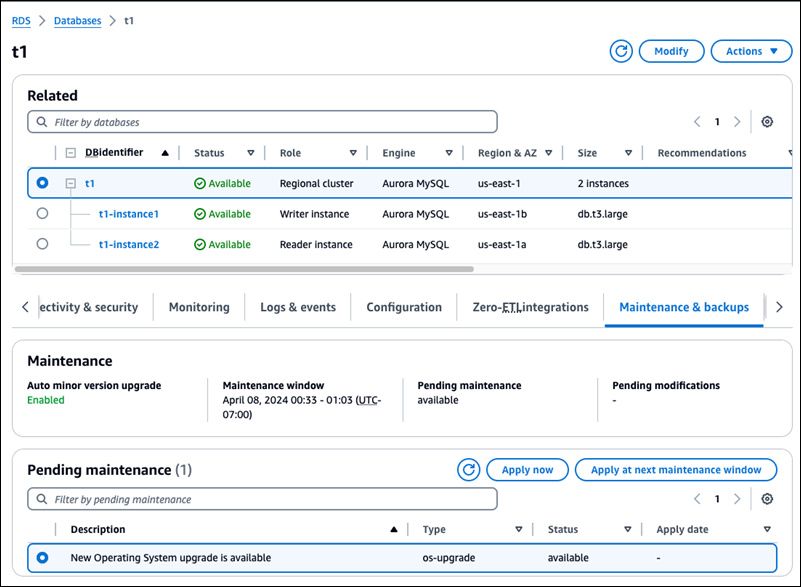 Upgrade der Betriebssystemdistribution auf Cluster-Ebene