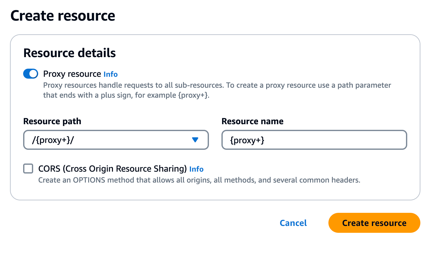Erstellen Sie eine untergeordnete Ressource.