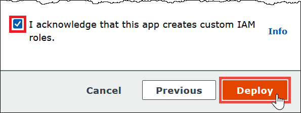 Bereitstellen der Lambda Funktions-App über die AWS Lambda-Konsole.