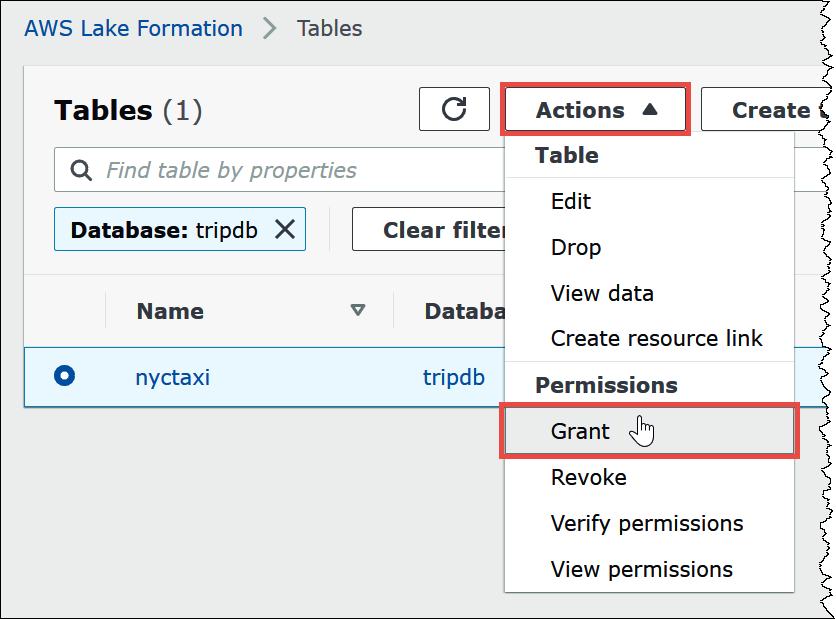 Wählen Sie Gewähren.