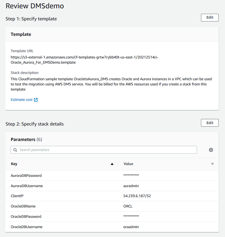 Replication instance