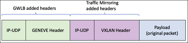 Traffic Mirroring packets include Gateway Load Balancer