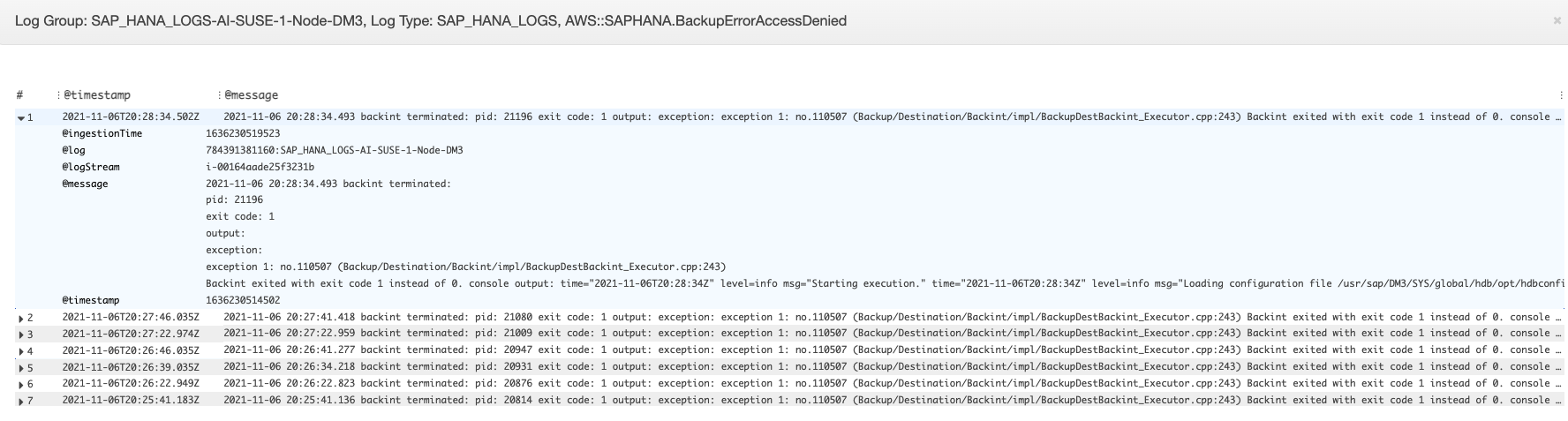 Groupe de journaux manquant de mémoire.