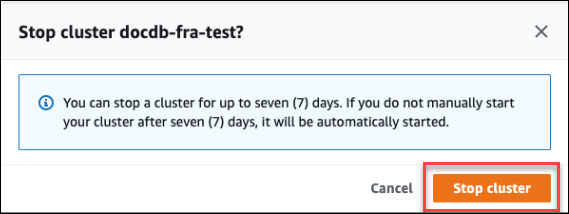 Image : démarrage d’un cluster