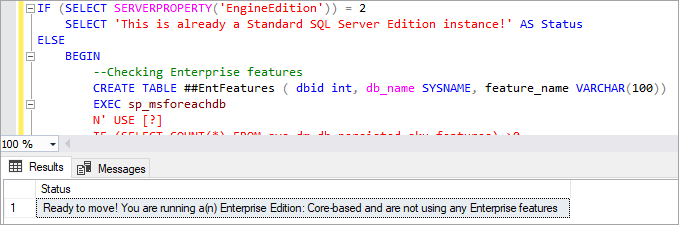 Status message indicating that there are no dependencies.