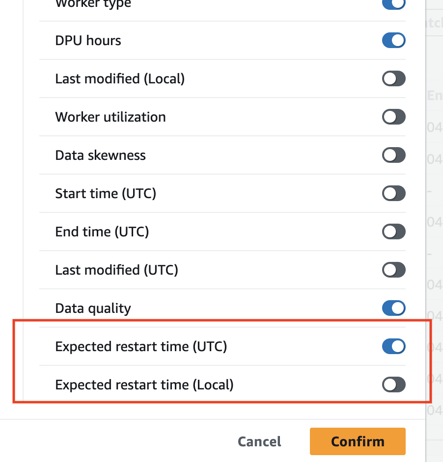 Specifying a maintenance window in AWS Glue Studio