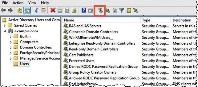 Selezionare Create user (Crea utente).