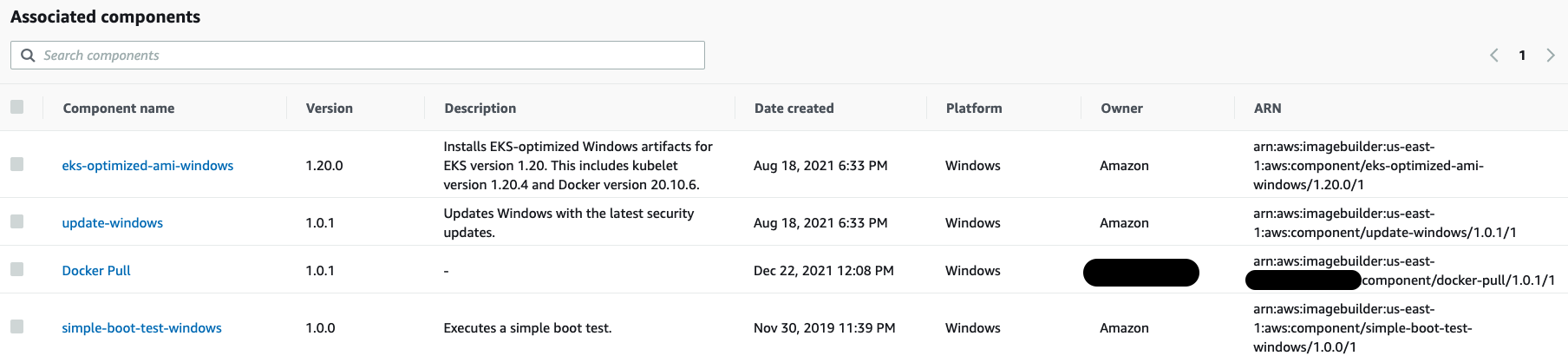 associated components