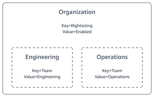 Organization's tag structure