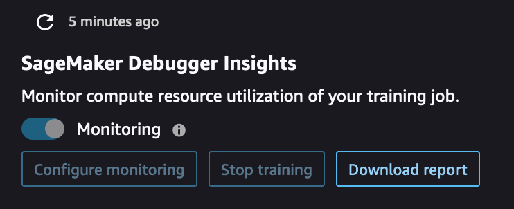 SageMaker Debugger Insights Dashboard Controllers