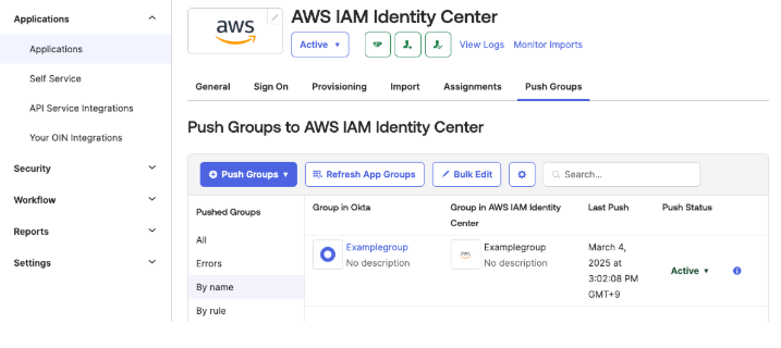 An example Okta application for use with the Transfer Family web app tutorial
