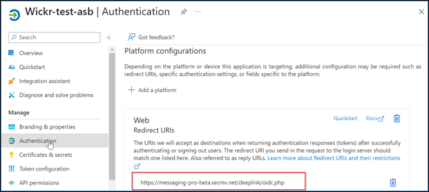 Client authentication image.